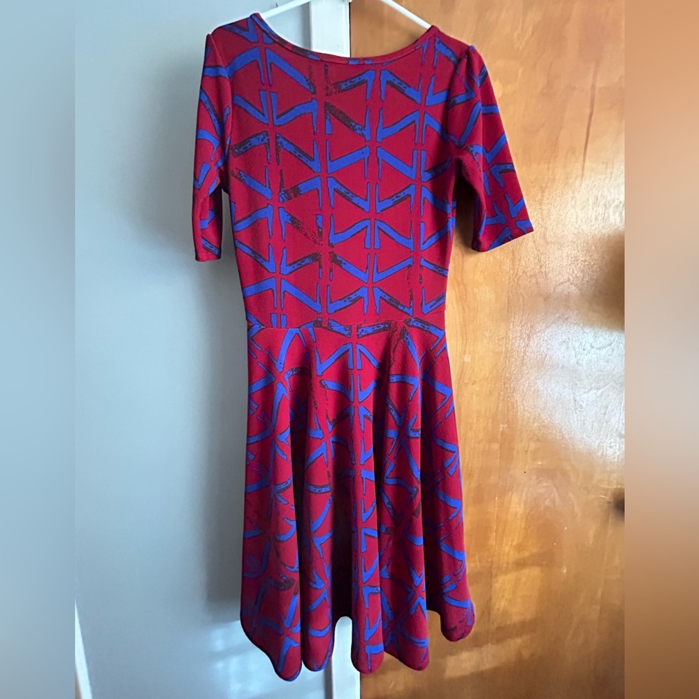 LuLaRoe Nicole Flare dress - Picture 5 of 5